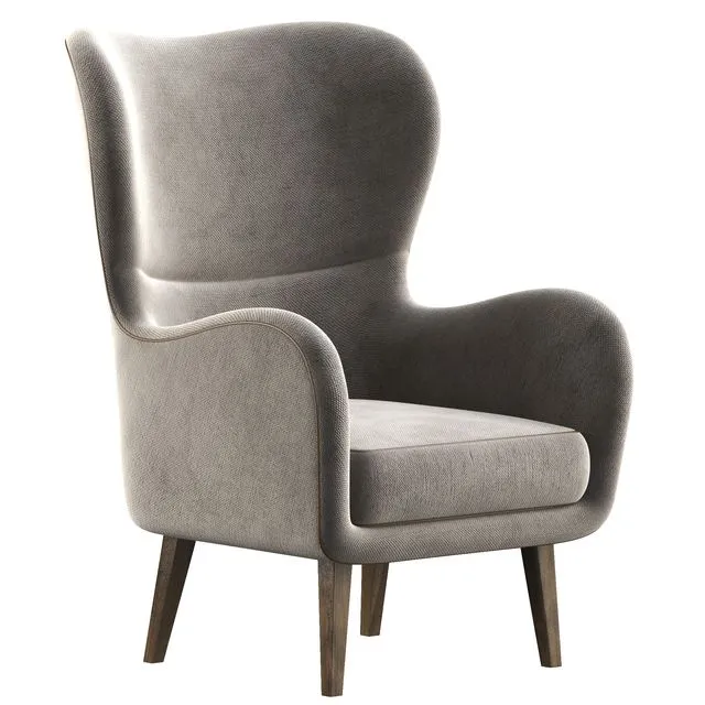 Oday 27 5 W Wingback Chair 3dsMax Model