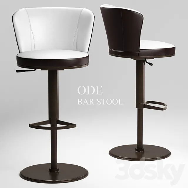 Ode bar stool – Giorgetti 3ds Max