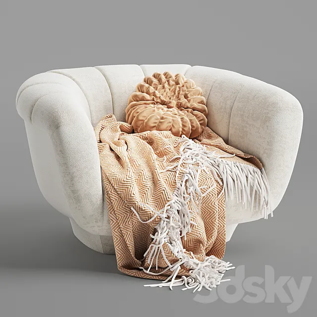 Odea armchair 3DSMax File