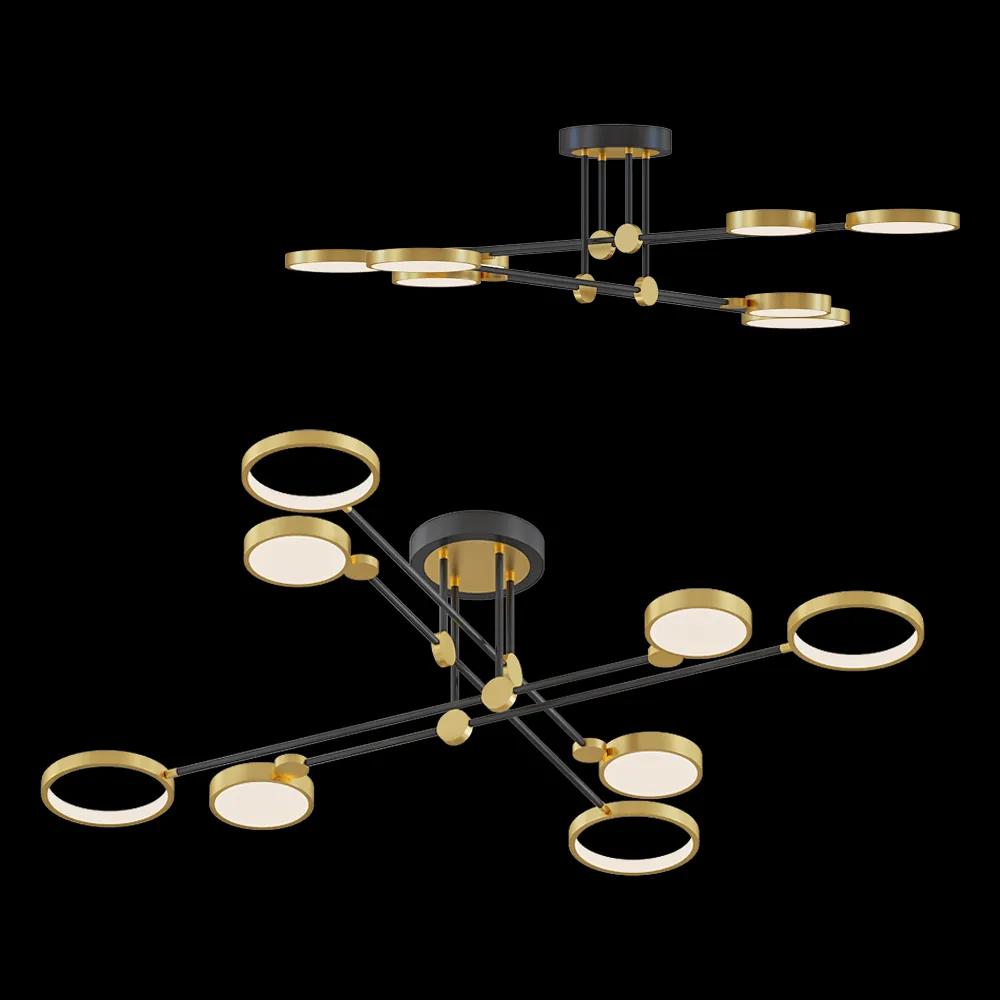 Odeon Light – Chandelier Denzel 4320/75CL 3ds Max