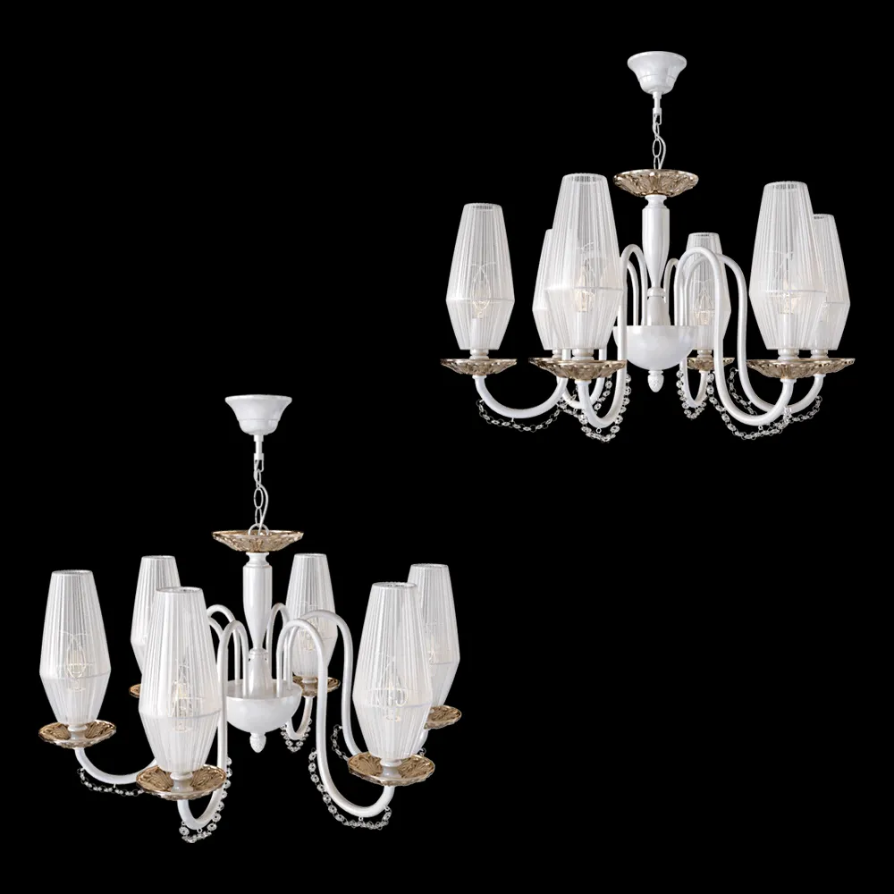Odeon Light – Chandelier Felicia 3919/6 3ds Max