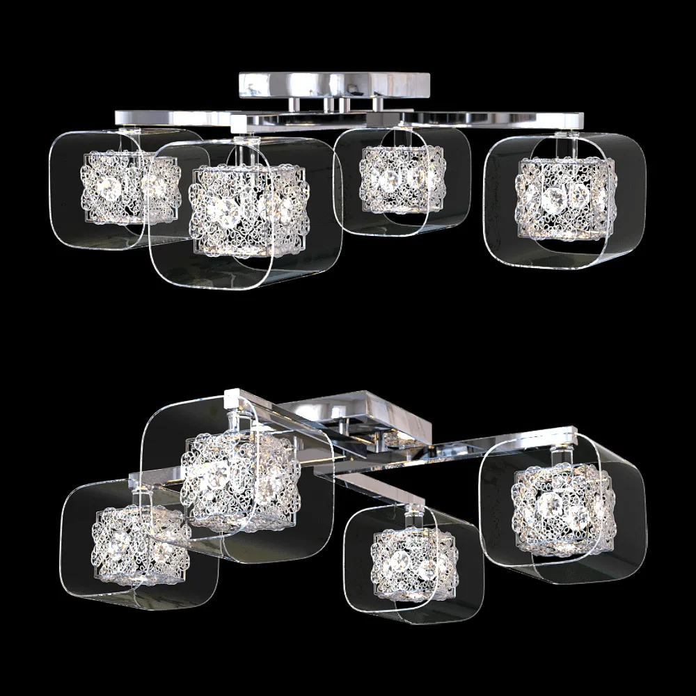 Odeon Light – Chandelier Forta 2006/4C 3ds Max