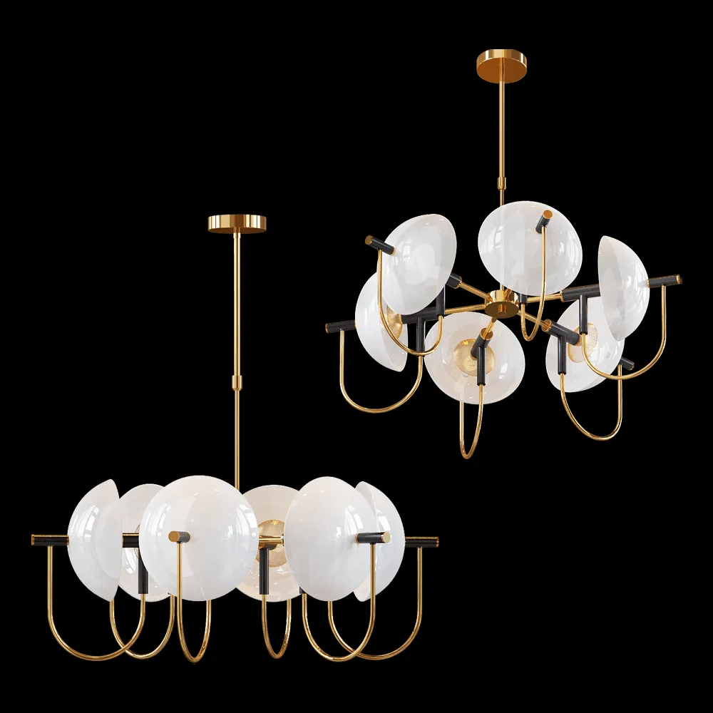 Odeon Light – Chandelier Granta 4674/6 3ds Max