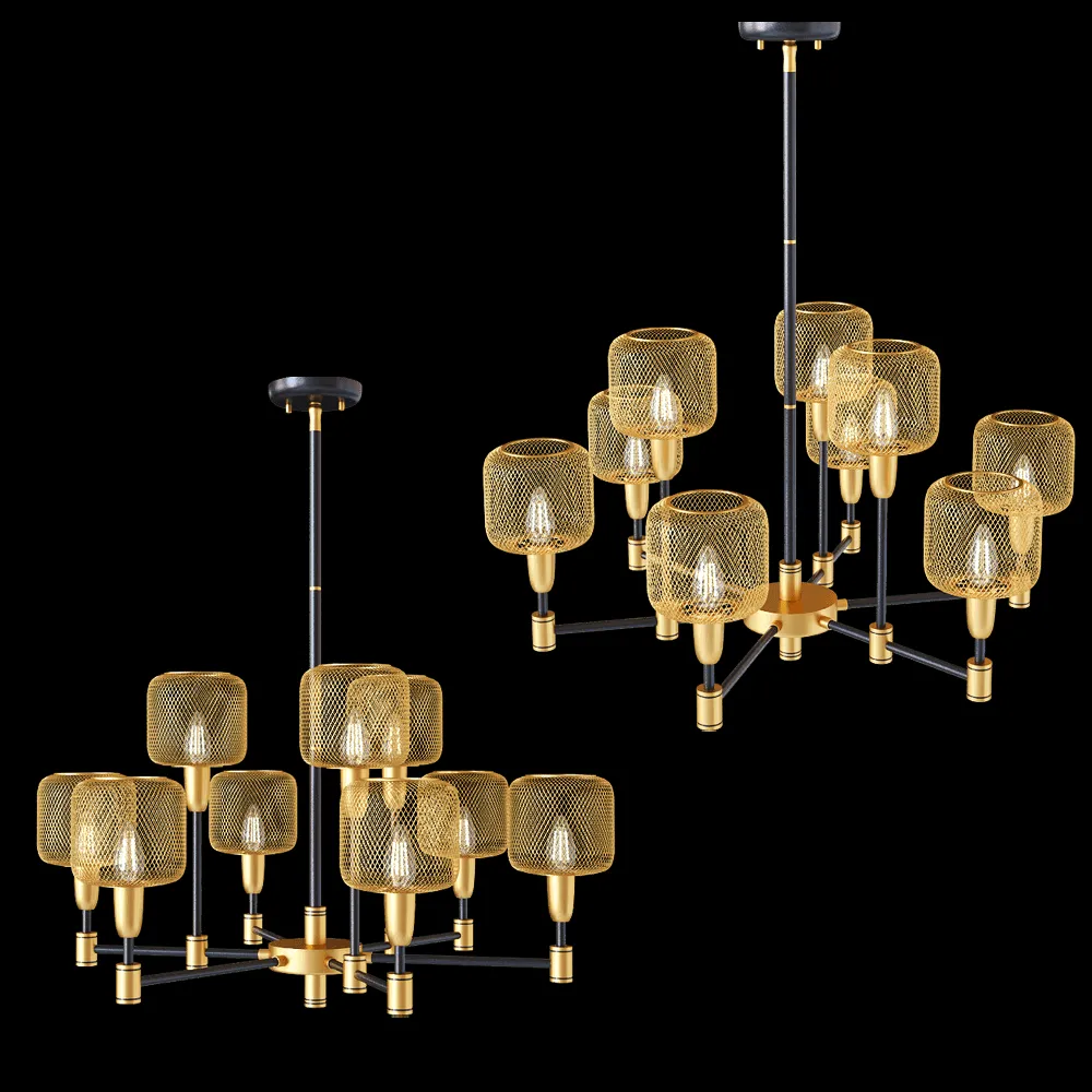 Odeon Light – Chandelier Lecola 4975/9 3ds Max
