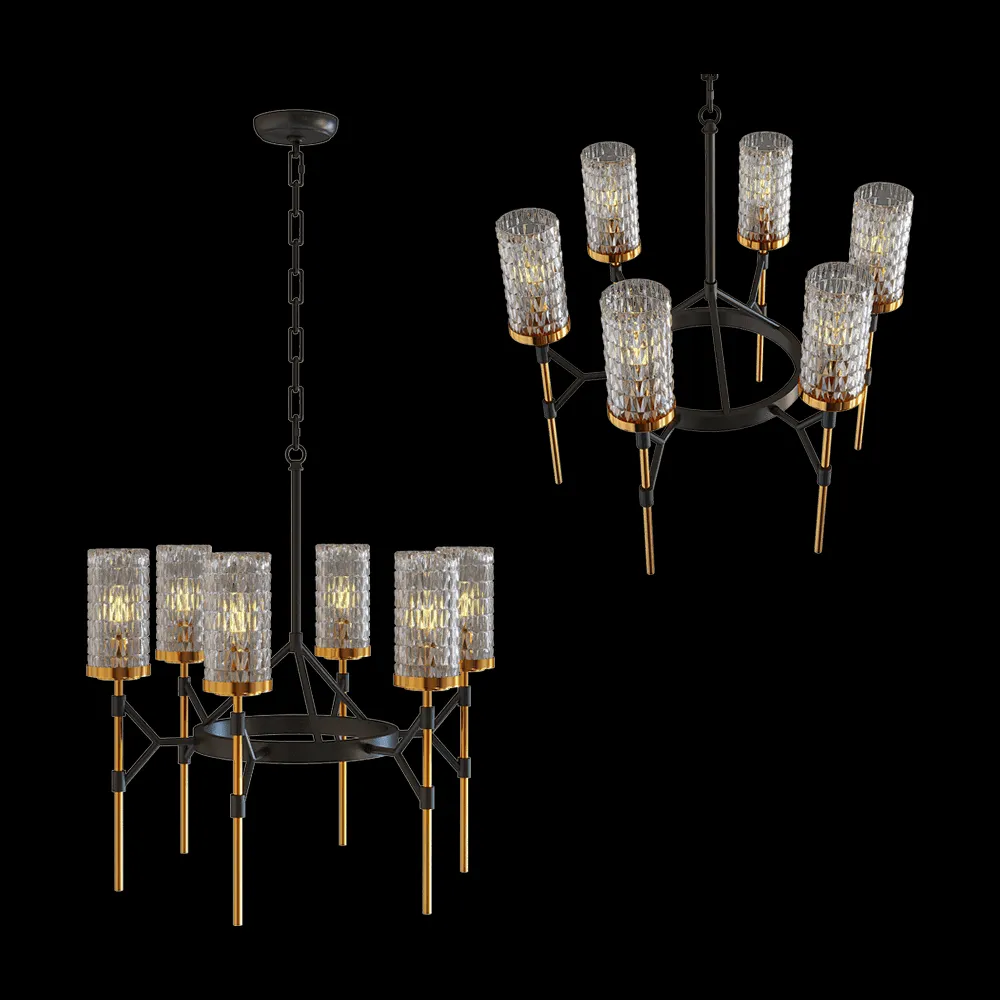 Odeon Light – Chandelier Vittoria 4225/6 3ds Max