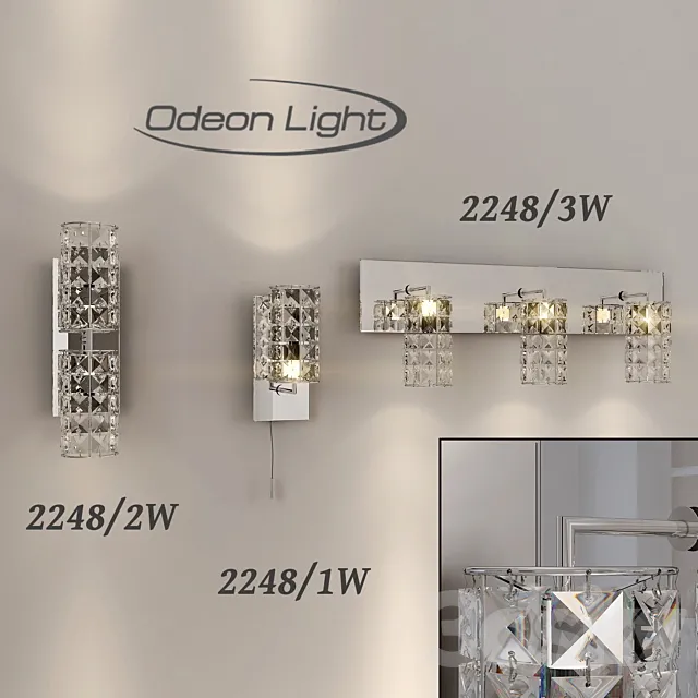 Odeon Light Fixtures 3DS Max Model