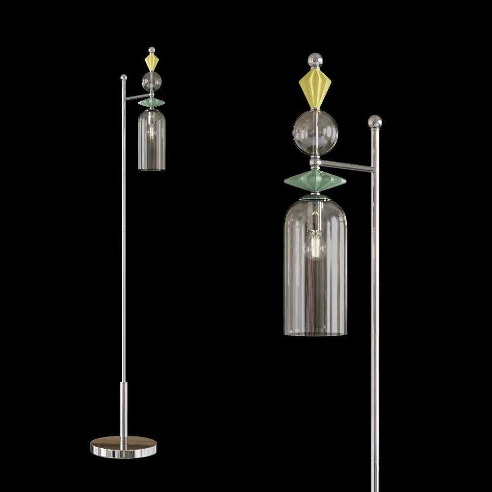 Odeon Light – Floor lamp Bizet 4893/1F 3ds Max