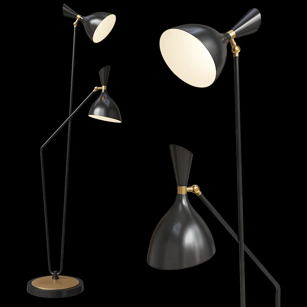 Odeon Light – Floor lamp Rasto 4665/2F 3ds Max