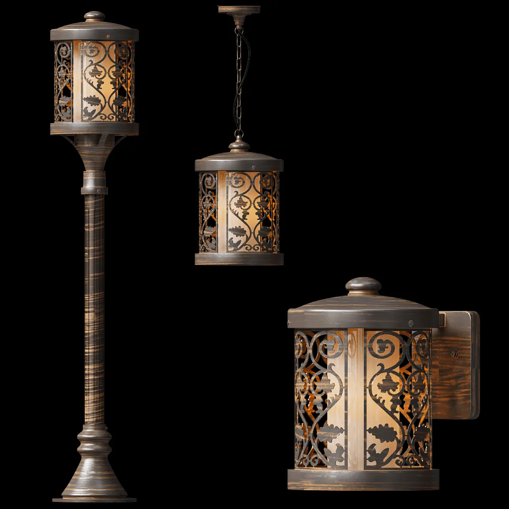 Odeon Light – Outdoor lamps Kordi 2286/1 3ds Max