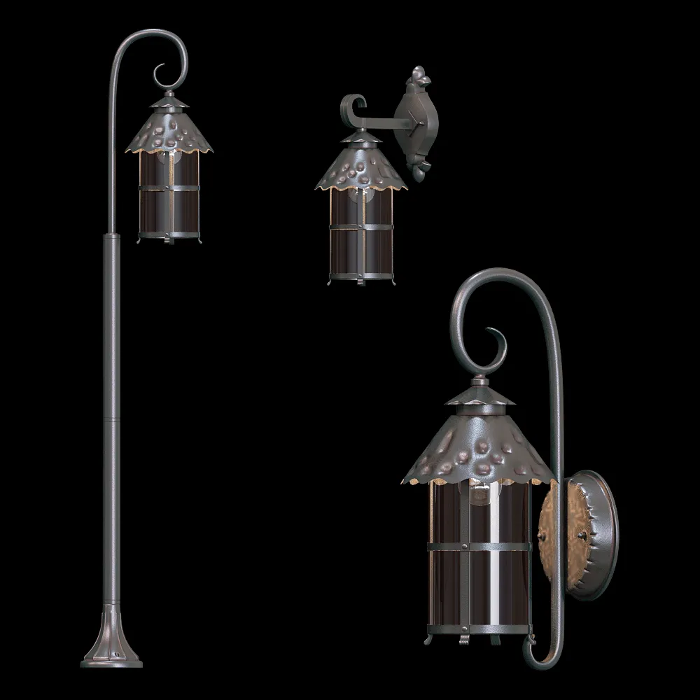 Odeon Light – Outdoor lamps Lumi 3ds Max