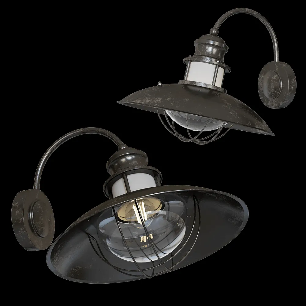 Odeon Light – Outdoor wall lamp Dante 4164/1W 3ds Max