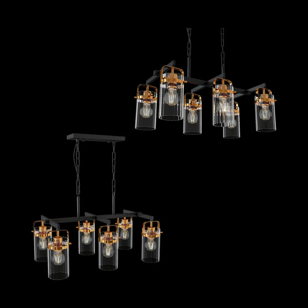 Odeon Light – Pendant chandelier Kovis 4653/6 3ds Max