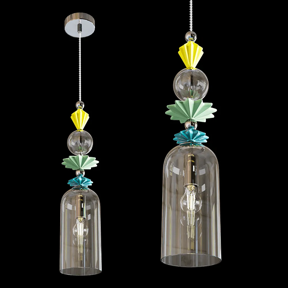 Odeon Light – Pendant lamp BIZET 4893/1 3ds Max