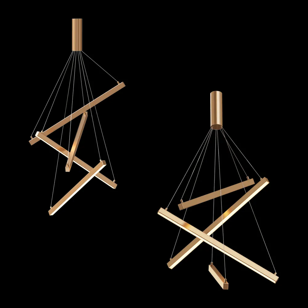 Odeon Light – Pendant lamp Cometa 3860/48L 3ds Max