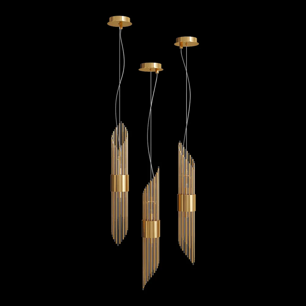 Odeon Light – Pendant lamp Flambi 4847/2 3ds Max