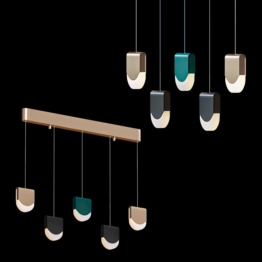 Odeon Light – Pendant lamp Rebel 3861/29L 3ds Max