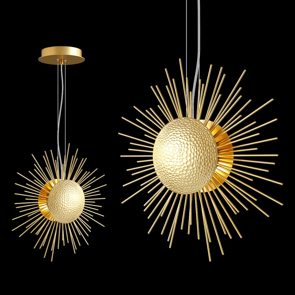 Odeon Light – Pendant lamp Sole 4139/6 3ds Max