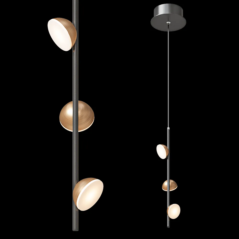 Odeon Light – Pendant lamp Verica 4156/9L 3ds Max