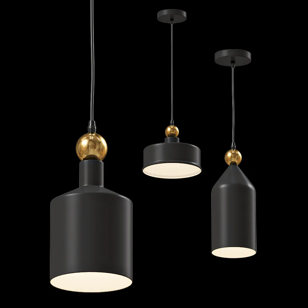 Odeon Light – Pendant lamps Boll 4085-88-91/1 3ds Max