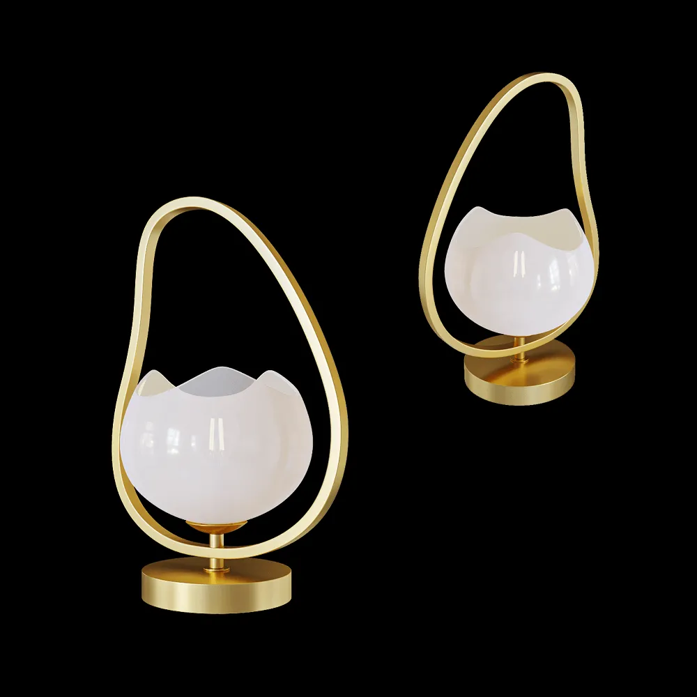 Odeon Light – Table lamp Waterlily 4873/1T 3ds Max