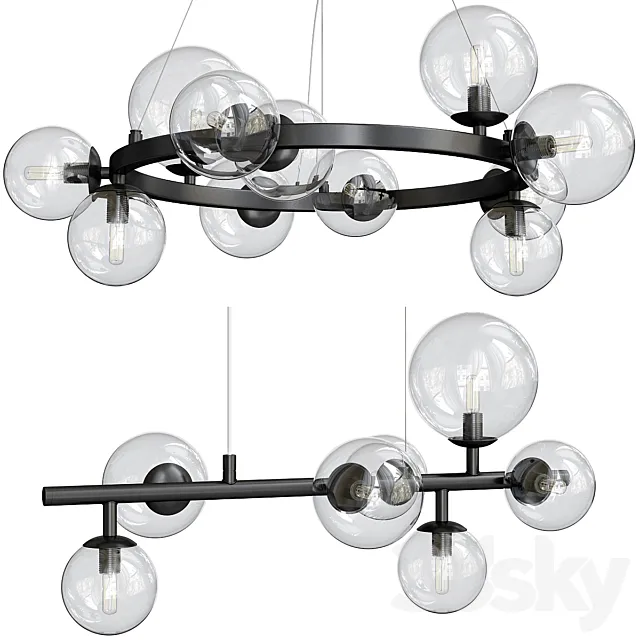 Odeon Light Tovi Set-2 3ds Max