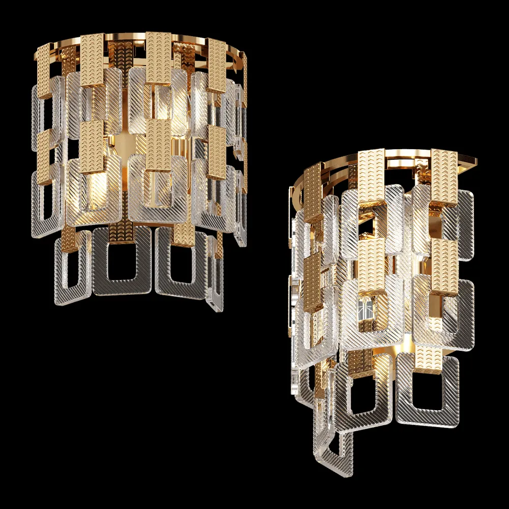 Odeon Light – Wall lamp Buckle 4989/2W 3ds Max