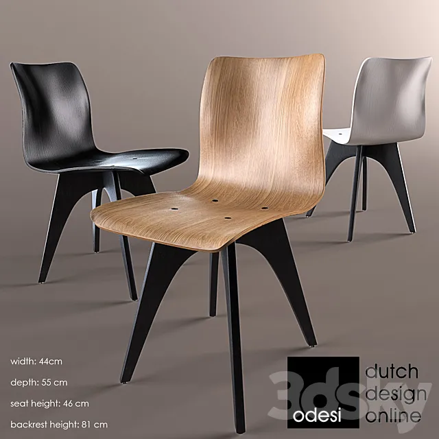 ODESI WAVE chair 3ds Max