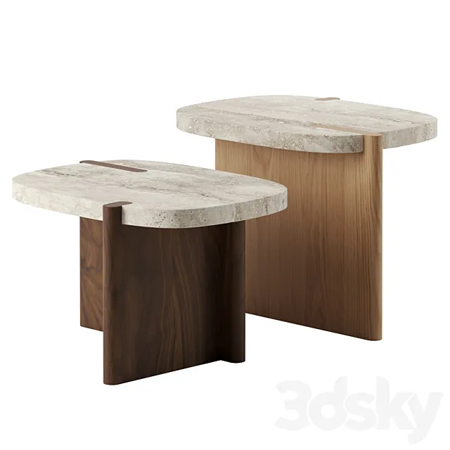 Odessa side tables by YUCCA STUFF 3ds Max