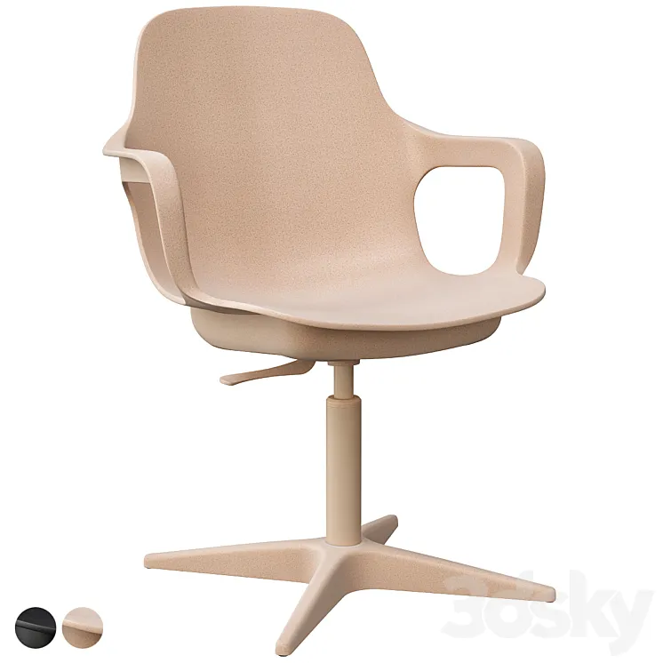 Odger Swivel Chair Ikea 3DS Max Model