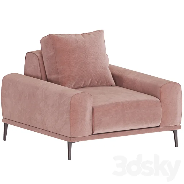 ODIL | Armchair By Lebom 3DS Max Model