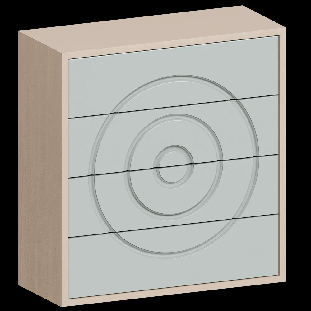 ODINGENIY – Chest of drawers Circles on Water 3ds Max