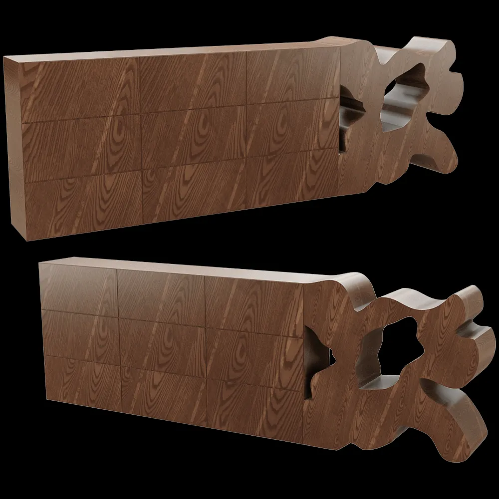 ODINGENIY – Chest of drawers Stump 9 drawers 3ds Max