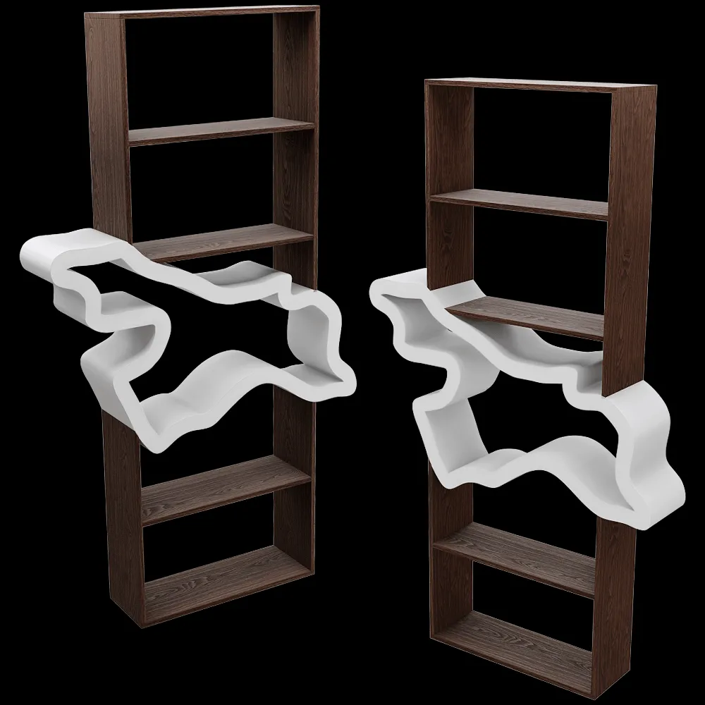 ODINGENIY – Shelving unit Crown-2 3ds Max