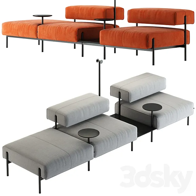 OFFECCT _ Lusy Sofa System 3DSMax File