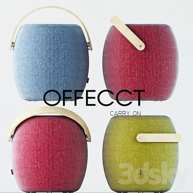 OFFECCT – carry-on stool 3ds Max