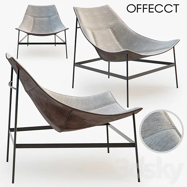 Offecct Chair Montparnasse chair 3DS Max Model