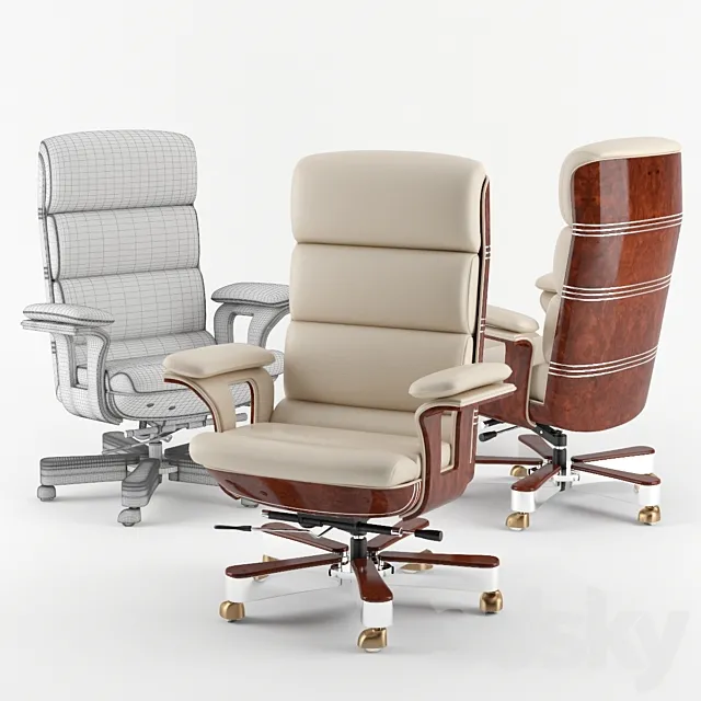 Office Armchair 3DS Max Model