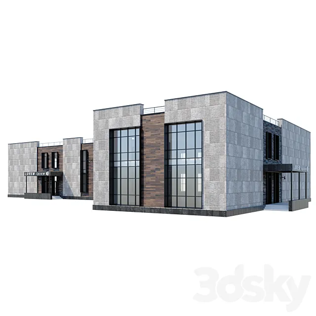 Office building 3ds Max