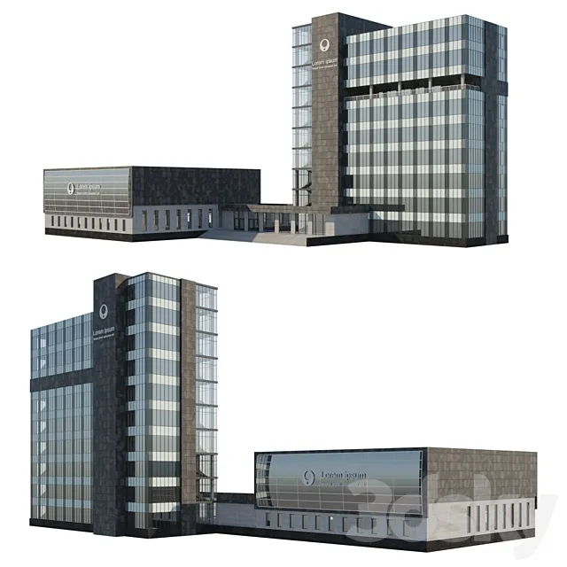 Office building 3ds Max