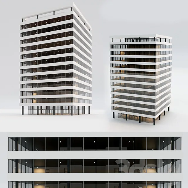 Office building. 3DSMax File