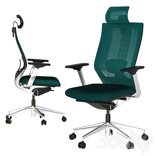 Office chair 02 3DS Max Model