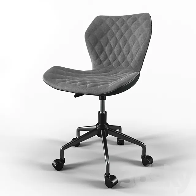 Office Chair 13 – Deluxe Modern Office Armless Task Chair 3ds Max