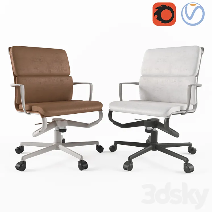 Office Chair Alias Rollingframe 3DS Max