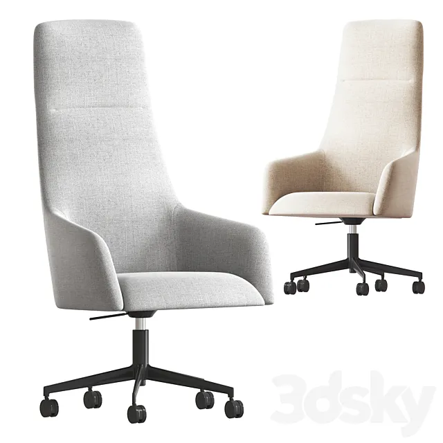 Office chair ALYA EXECUTIVE SO1496 from Andreu World 3ds Max