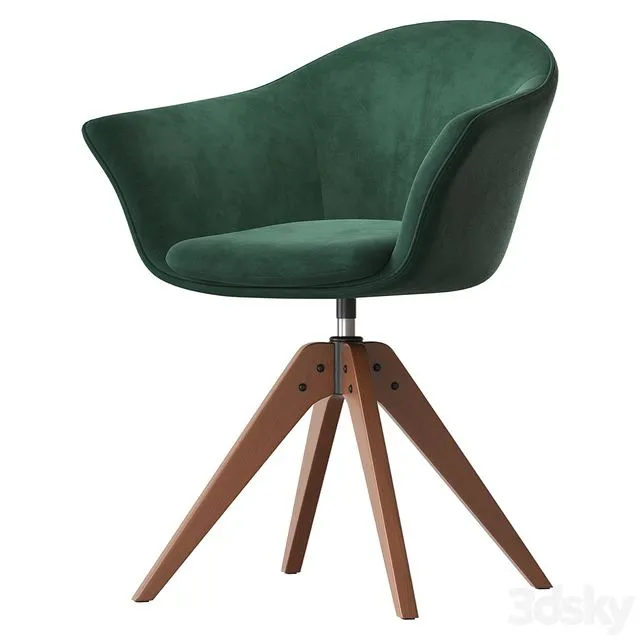 Office chair Dalqui by La Redoute 3dsMax Model