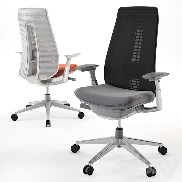 Office chair Haworth Fern 3ds Max