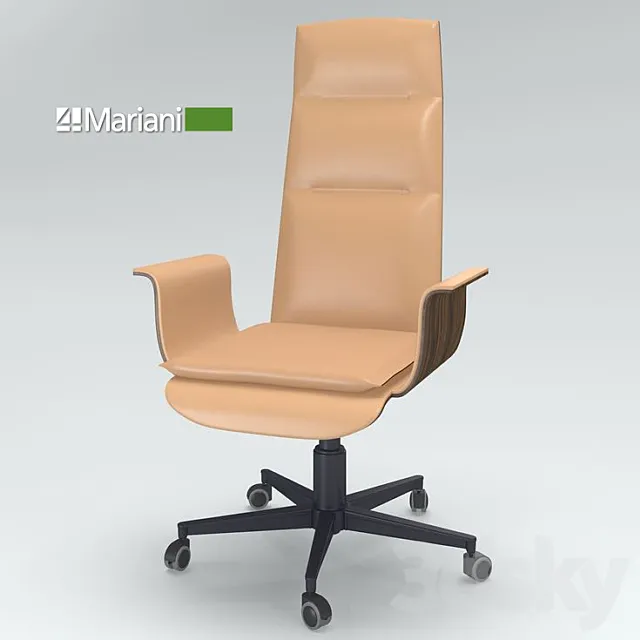 Office chair i4 Mariani Wing 3ds Max