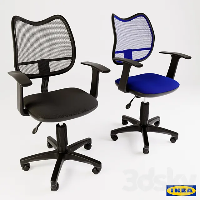 Office chair IKEA 3ds Max