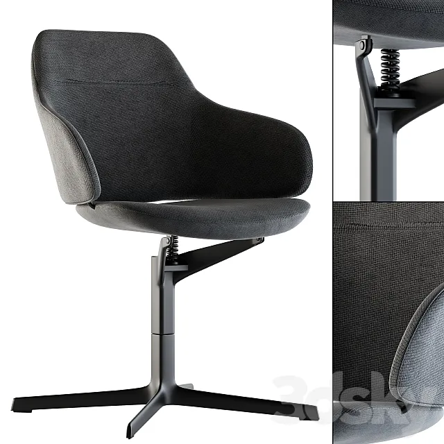 Office Chair Modern Fabric 3DSMax File