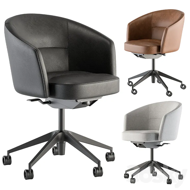 Office Chair – Set 18 3DS Max Model